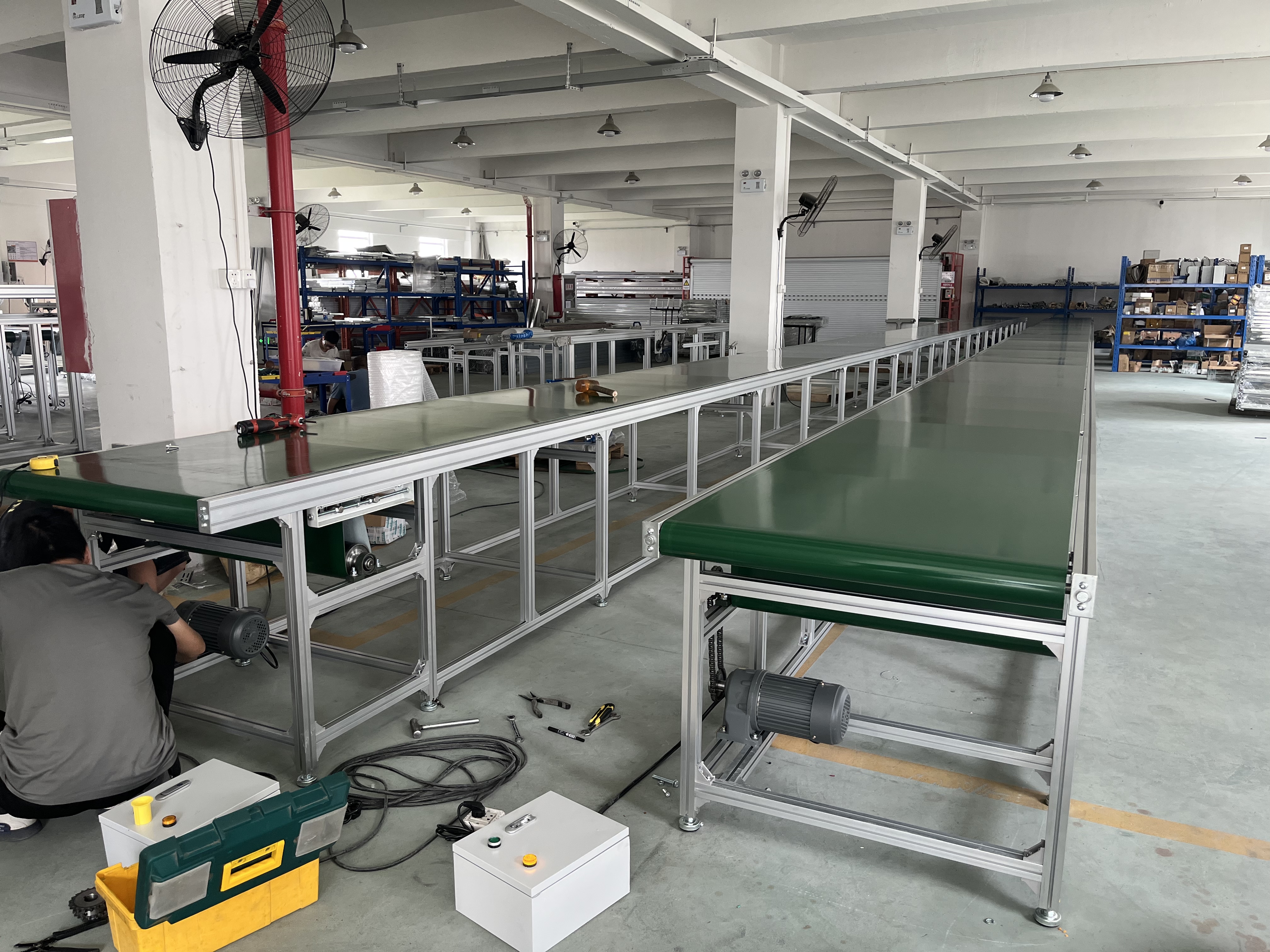 加長款皮帶輸送機(jī)流水線